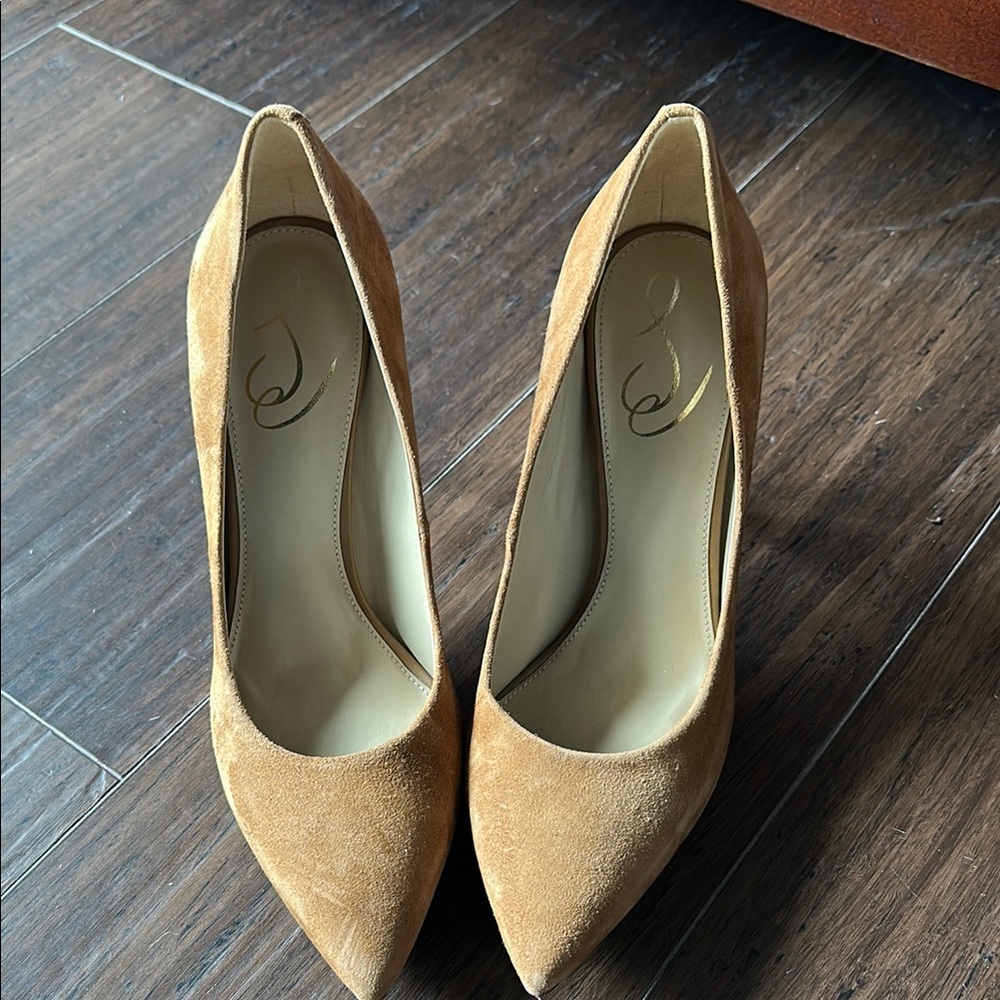 Sam Edelman Tan Suede Pumps